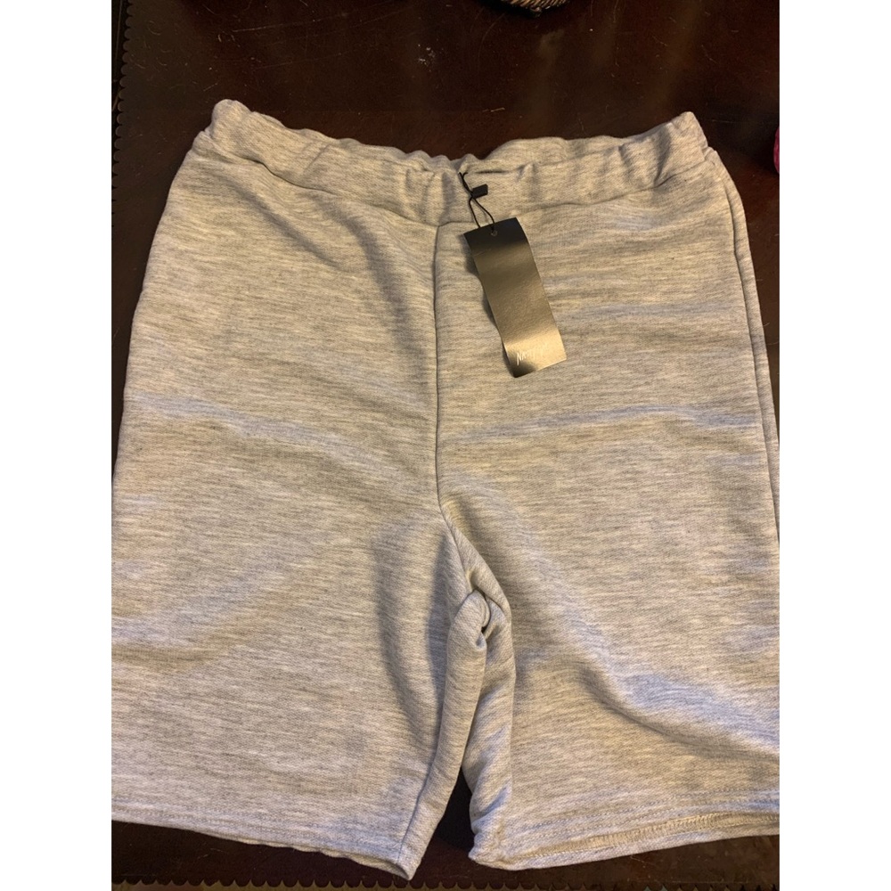 Nasty gal gray biker shorts